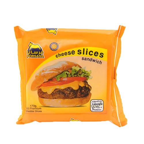 فرسانا جبنة شيدر 170جم 10شرائح