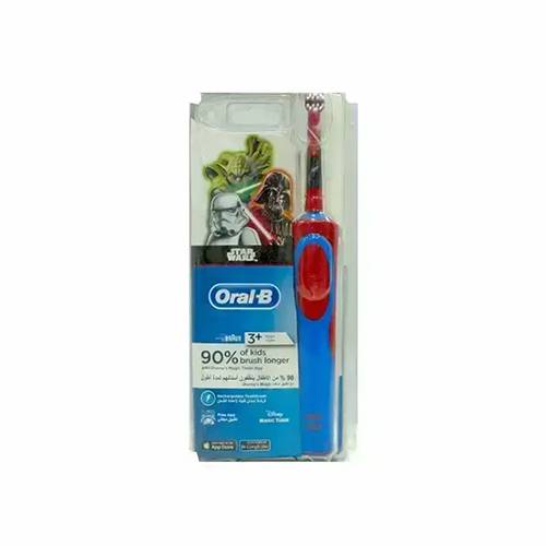 اورال بي ستيجز باورستار وورز فرشاة اسنان القابلة لاعادة الشحن لتشجيع الاطفال على تنظيف اسنانهم بفعالية