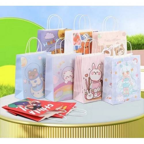 ميغا كيدي كاري اول حقيبة ورقية واسعة بتصميم للاطفال