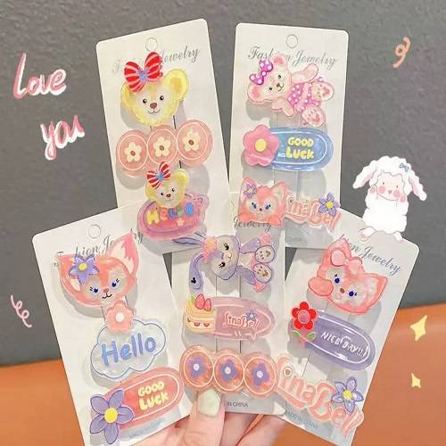 مشابك الشعربالشخصيات الكرتونية