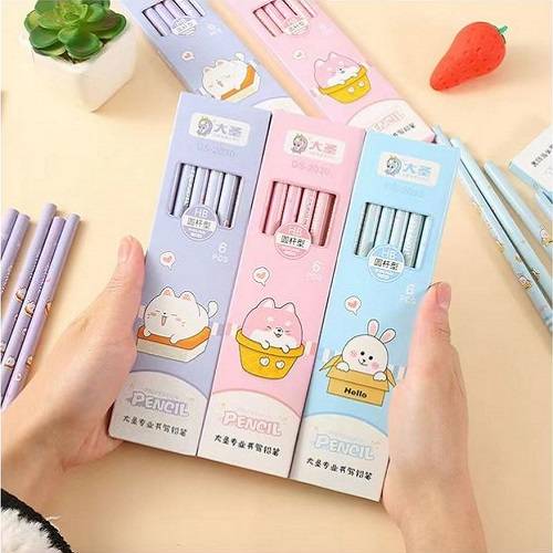 باليت ايسنس مجموعة اقلام رصاص 6قطع