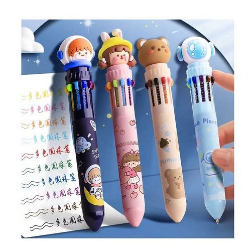 سيليكون تشارم قلم راس لطيف الوان متعددة