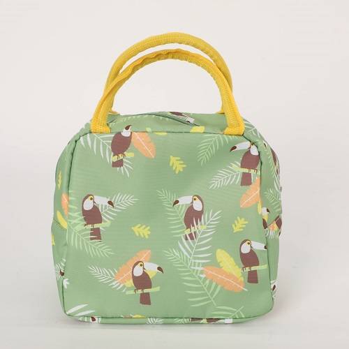 حقيبة غداء اخضر