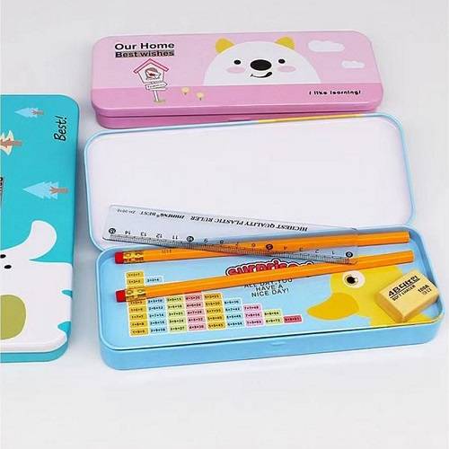 زين كريترز صندوق اقلام رصاص على شكل حيوانات بسيطة