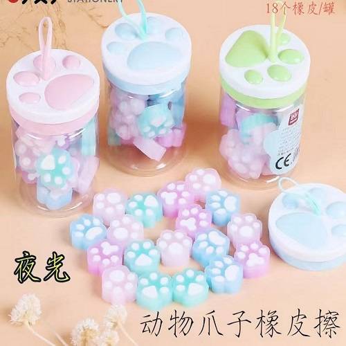 كريتر تراكس مجموعة ممحاة في علبة