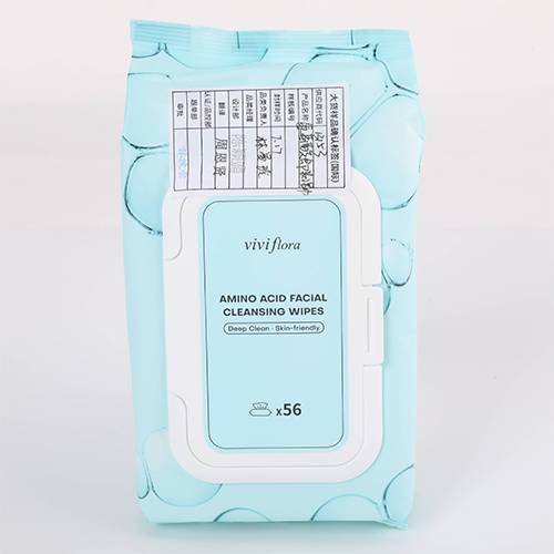 فيفا فلورا مناديل تنظيف الوجه بالاحماض الامينية 56منديل مبلل