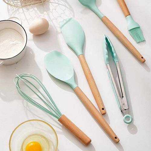 ايكو ادوات مطبخ خشبية