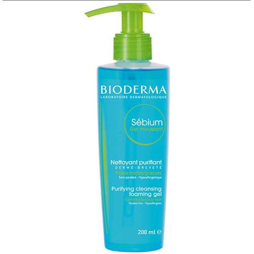 بيوديرما سيبيوم جل رغوي منظف ومنقي للبشرة الدهنية والمختلطة 200مل.G01612