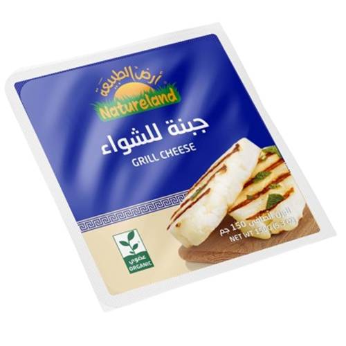 ارض الطبيعة جبنة عضوية للشواء 150جم