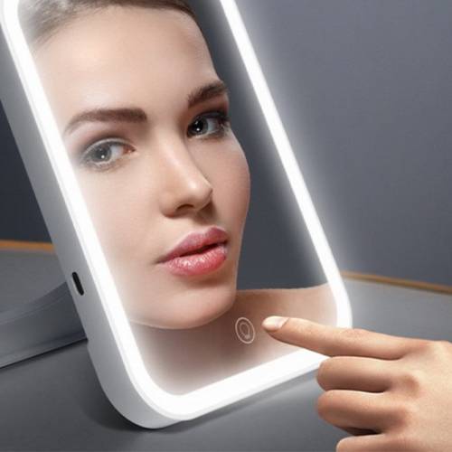 لومي جلو مراة مضيئة قابلة للشحن