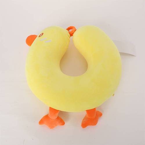 وسادة على شكل حرف يو اصفر