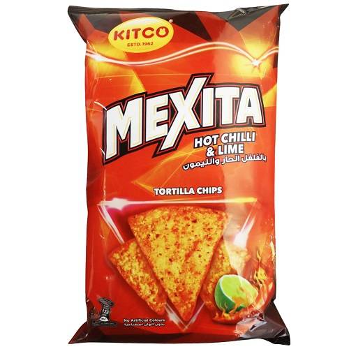 كتكو ميكسيتا رقائق التورتيلا بالفلفل الحار والليمون 180جم