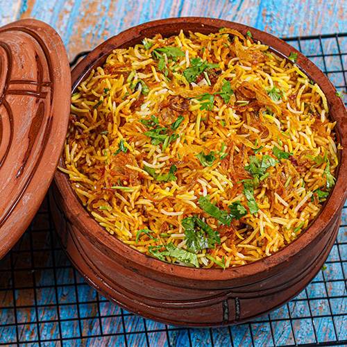 عيش برياني مع دقوس