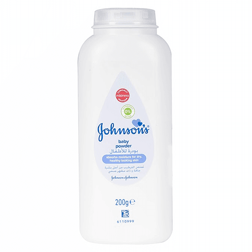 جونسون بودرة الاطفال لامتصاص الرطوبة والحفاظ على جفاف البشرة 200جم
