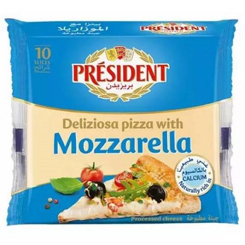 بريزيدن جبن مطبوخ بالموزاريلا 10شرائح 200جم