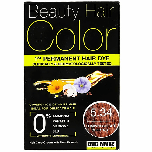 ايريك فافر صبغة بيوتي للشعر لتغير لون الشعر وتثبيته 5.34 كستنائي فاتح