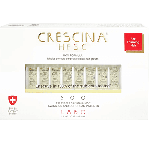 كريشينا اتش اف اس سي 500 امبولات لوقف التساقط وانبات الشعر للرجال 20امبولة