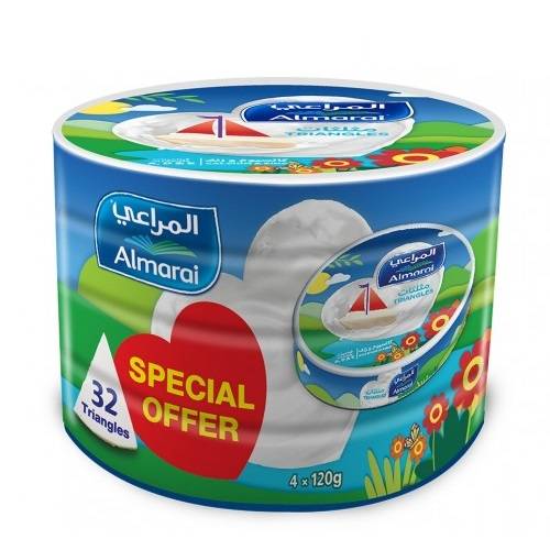 المراعي جبنة مثلثات 120جم 4حبة