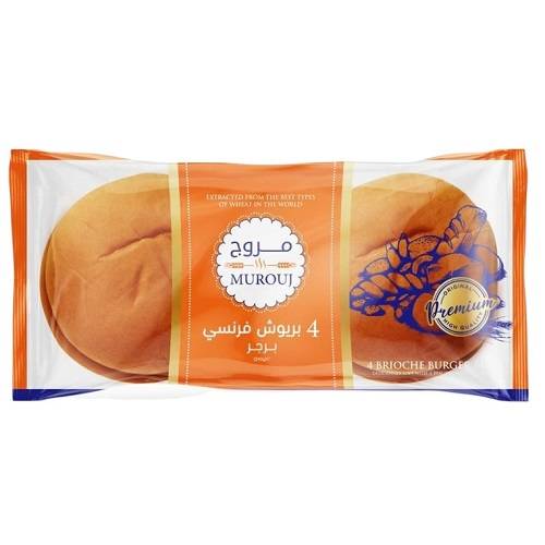 مروج بريوش فرنسي برجر 4حبة 240جم 