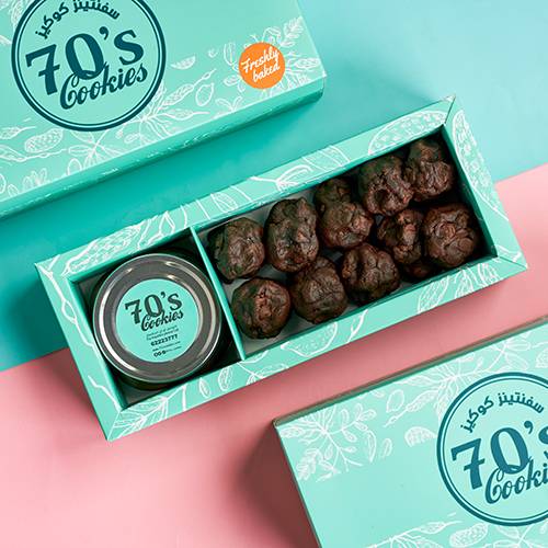 دبل شوكليت ميني كوكيز