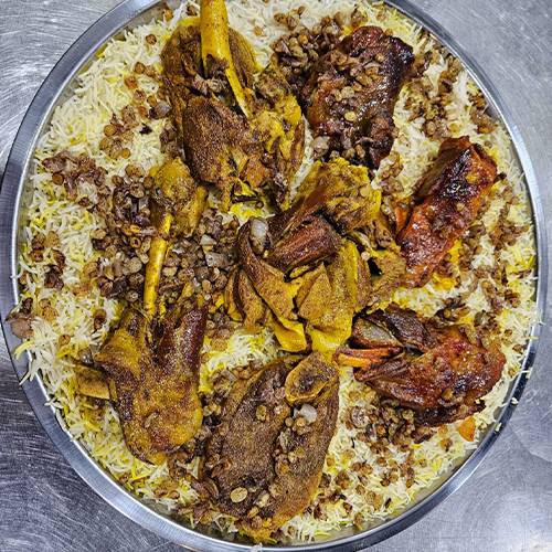 صينية لحم مشوي بالفرن تكفي لشخصين
