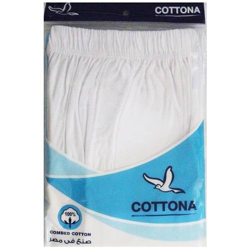 كوتونا شورت داخلي ابيض