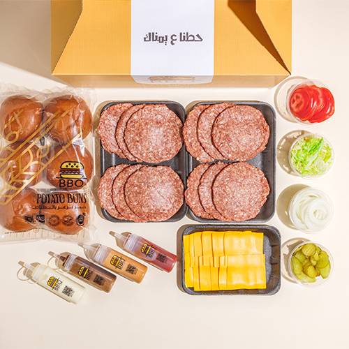 بوكس لحم بالتتبيلة الخاصة سلايدر 12قطعة