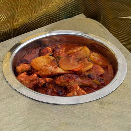 صينية دجاج بالفرن مع البطاط