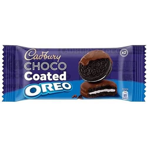 كادبوري اوريو بسكويت مغطي بالشوكولاتة 31.3جم