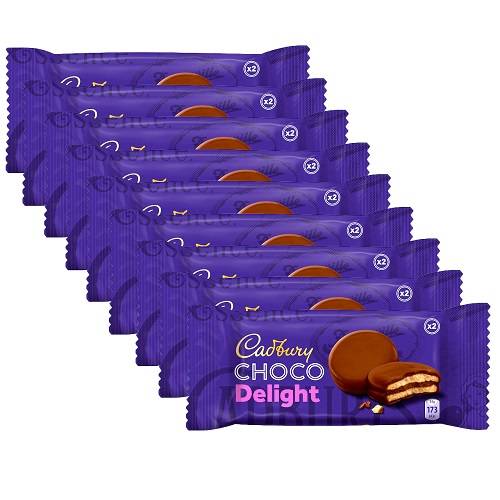 كادبوري بسكويت دبل شوكولاتة ديلايت 34جم 9حبة