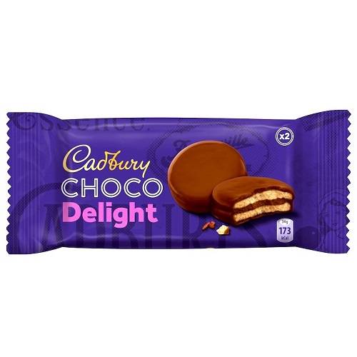 كادبوري بسكويت دبل شوكولاتة ديلايت 34جم