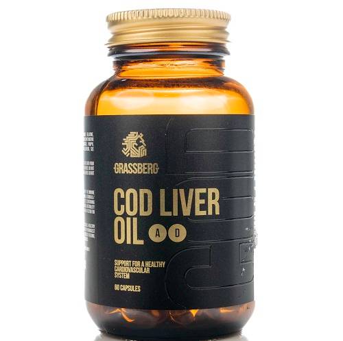 جراسبيرج زيت كبد الحوت 60 كبسوله