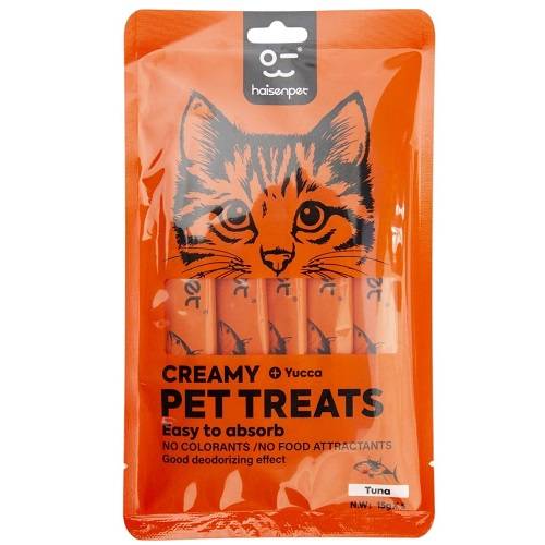 هايسنبيت طعام قطط كريمي بالتونة 15جم 5حبة