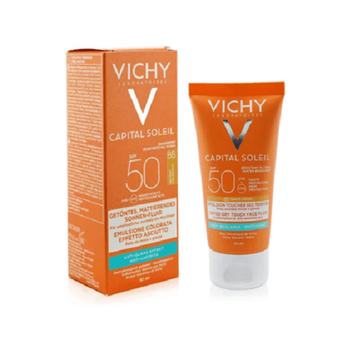 فيشي كابيتال سوليل BB دراي تاتش فيس فلويد واقي شمس بمعامل حماية 50 50مل