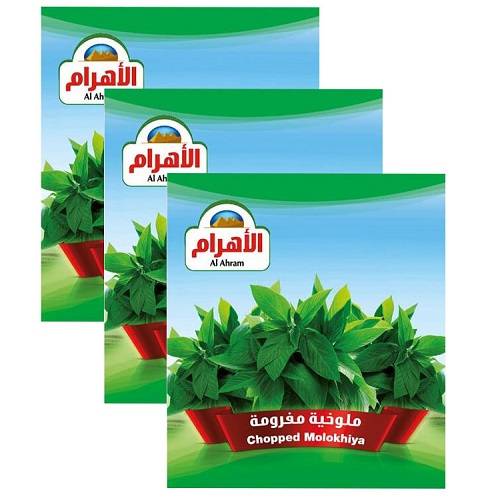 الاهرام ملوخية مفرومة 400جم 3حبة