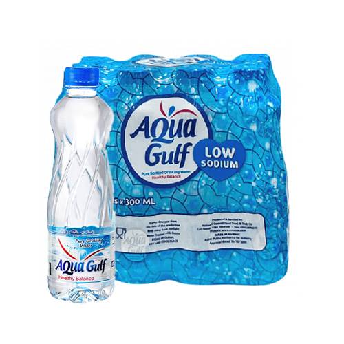 اكوا جلف مياه معدنية قليلة الصوديوم 300مل 12حبة