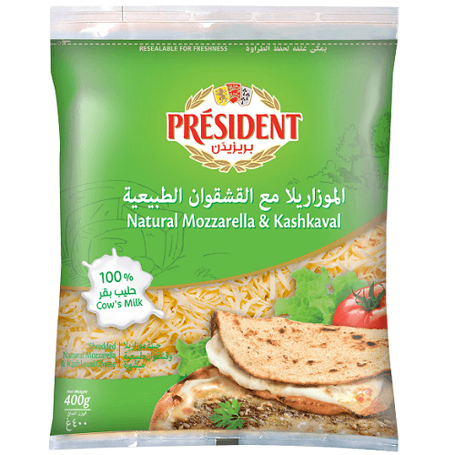 بريزيدن جبنة موزاريلا مع القشقوان 400جم