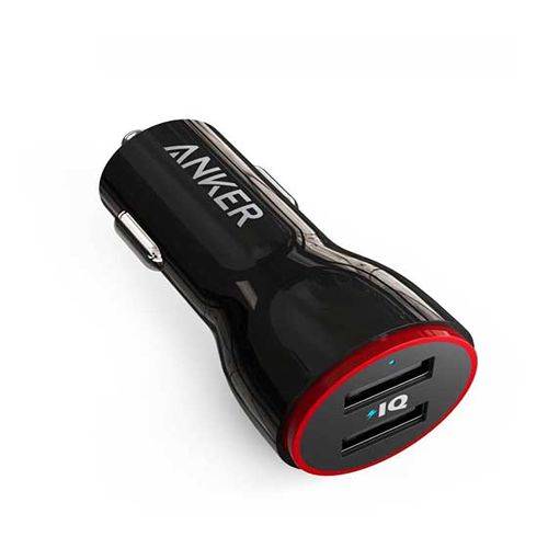 انكر شاحن سيارة ثنائي IQ USB باور درايف 24واط رقم.8612