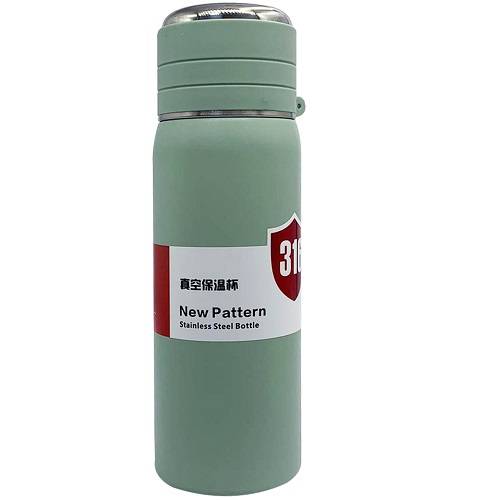 مطارة ستانلس حراري اخضر فاتح موديل رقم.1568-8