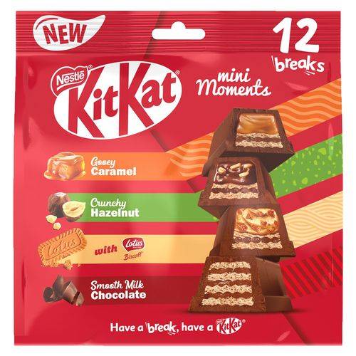 كيت كات ميني مومنتس بسكويت شوكولاتة مقرمش 200جم