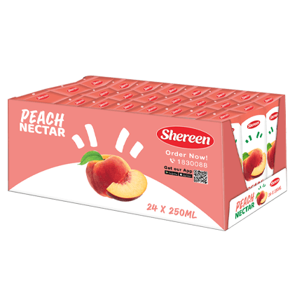 شيرين عصير خوخ نكتار 250مل 24حبة 1كرتون