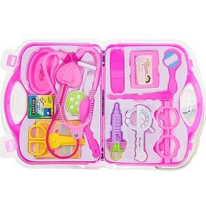 لعبة طقم طبيب صغير وردي