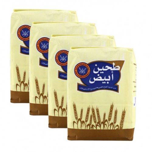 المطاحن طحين ابيض 2كجم 4حبة