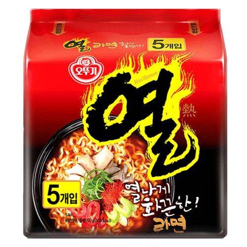 اوتوجي نودلز كورى جين رامين سوبر سبايسي باكيت 600جم 5حبة