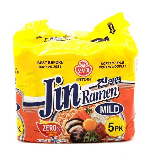 اوتوجي نودلز كوري جين رامين عادي باكيت 600جم 5حبة