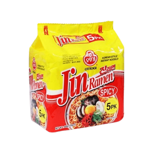 اوتوجي نودلز كورى جين رامين حار باكيت 600جم 5حبة