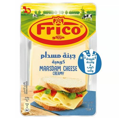 فريكو شرائح جبن مسدام كريمية 150جم