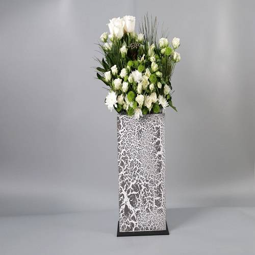 ديكور خشب ورد مع طباعه كارت موديل رقم.RS124