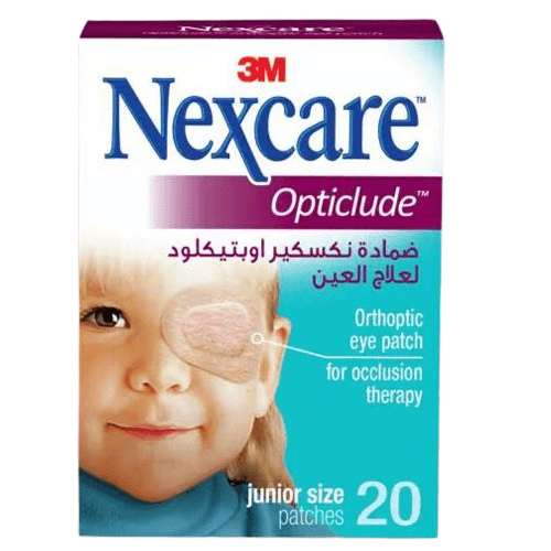 نكسكير ضمادة اوبتيكلود لعلاج للعين وتصحيح الحول 20لاصقة صغيرة