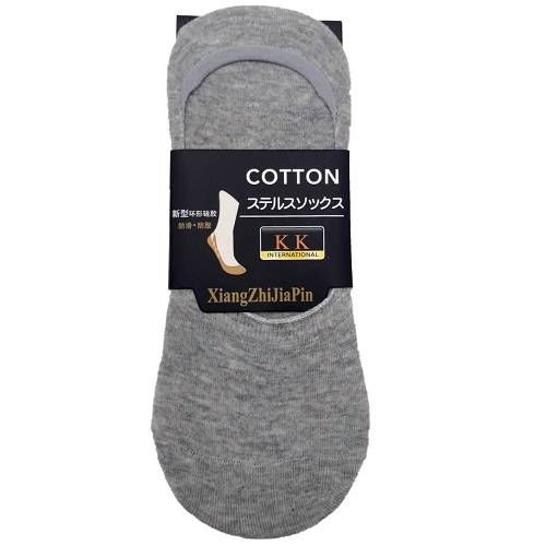 جورب نسائي كعب رمادي 3حبة